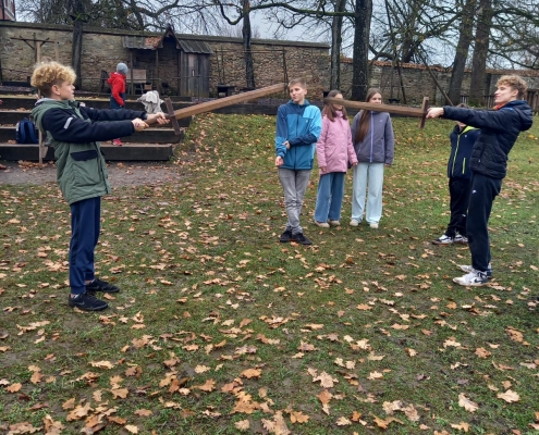 7. klase Cēsu radošajā un vēsturiskajā piedzīvojumā