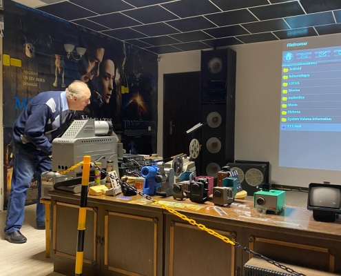 Stunda muzejā “Kino ferma”